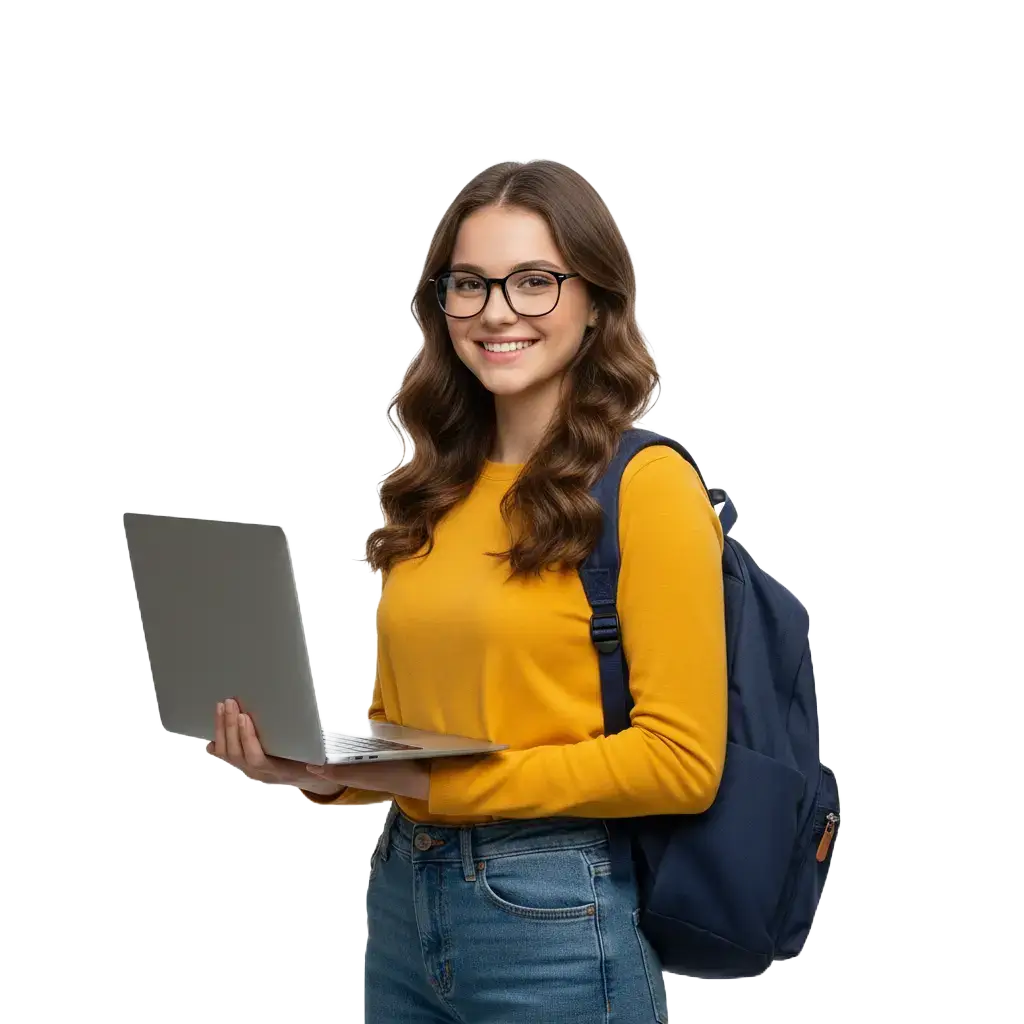 Imagen de mujer con Notebook