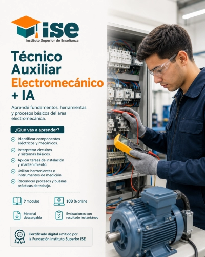 Técnico Auxiliar Electromecánico + IA