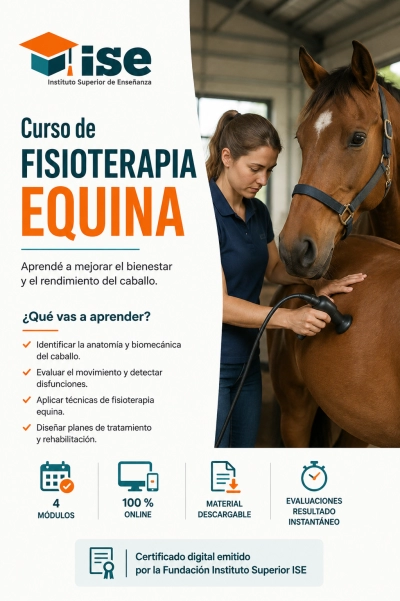 Curso de Fisioterapia Equina + IA