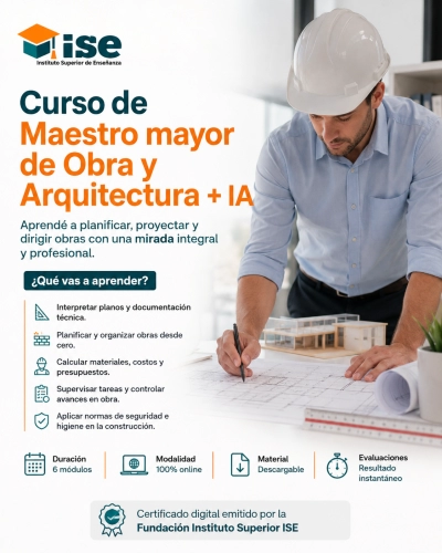 Curso de Maestro mayor de Obra y Arquitectura + IA