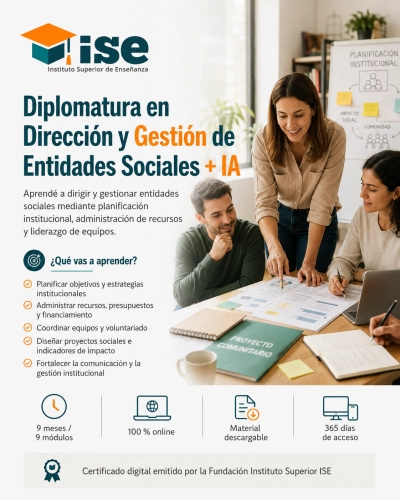 Diplomatura en Dirección y Gestión de Entidades Sociales + IA