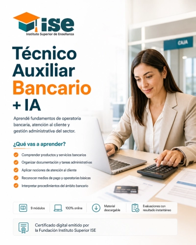 Técnico Auxiliar Bancario + IA