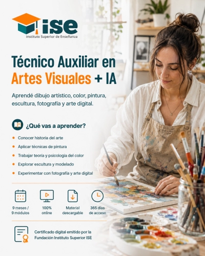 Técnico Auxiliar en Artes Visuales + IA
