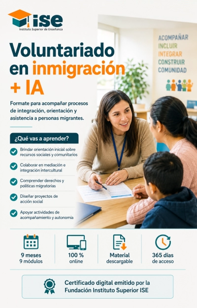 Voluntariado en inmigración + IA