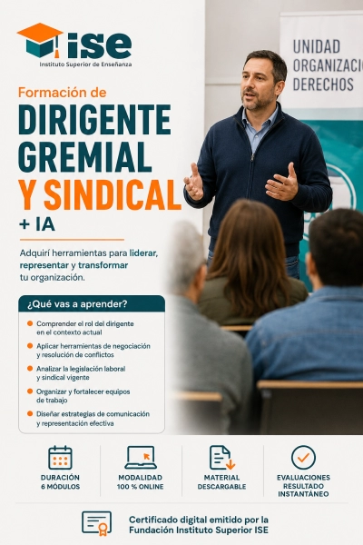 Formación de Dirigente Gremial y Sindical + IA